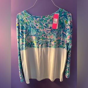 NWT Finn top Cabana cocktail print